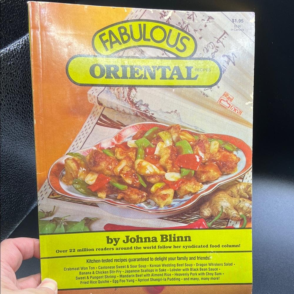 Fabulous Oriental Recipes Cookbook by Johna Blinn